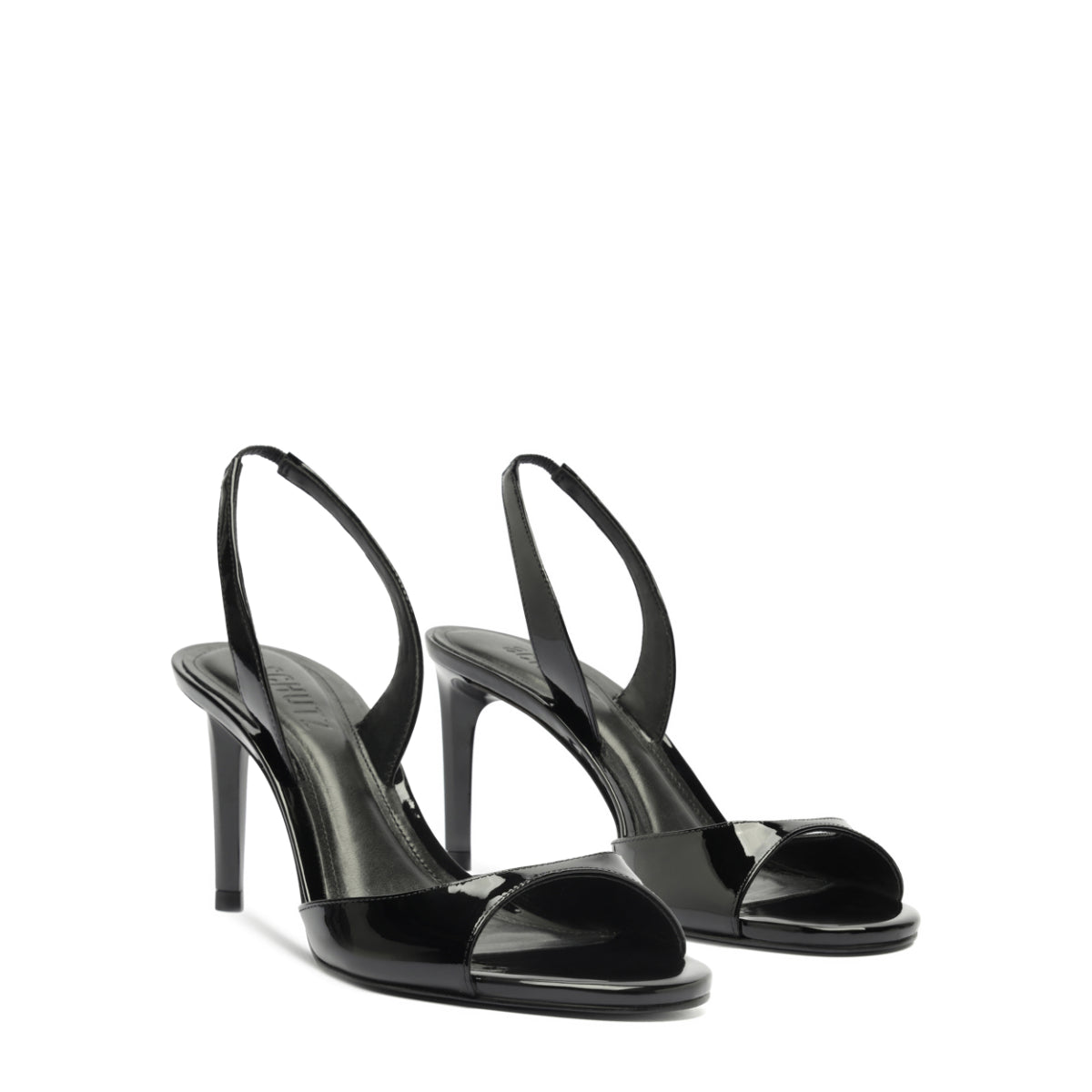 Scarlett Sling Mid Sandal in Black