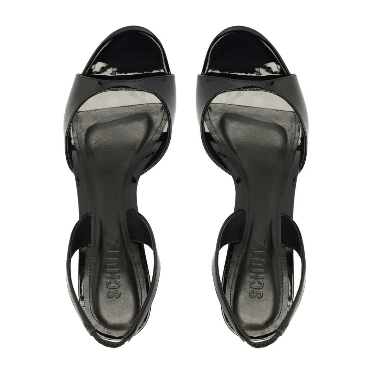 Scarlett Sling Mid Sandal in Black