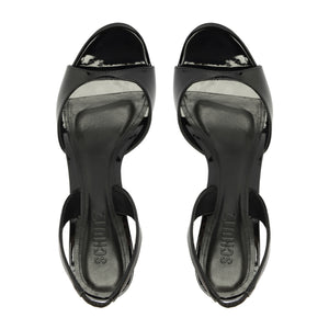 Scarlett Sling Mid Sandal in Black