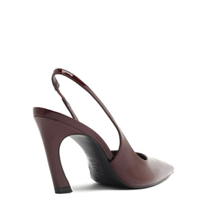 Lexi Sling Patent Pump in Vino