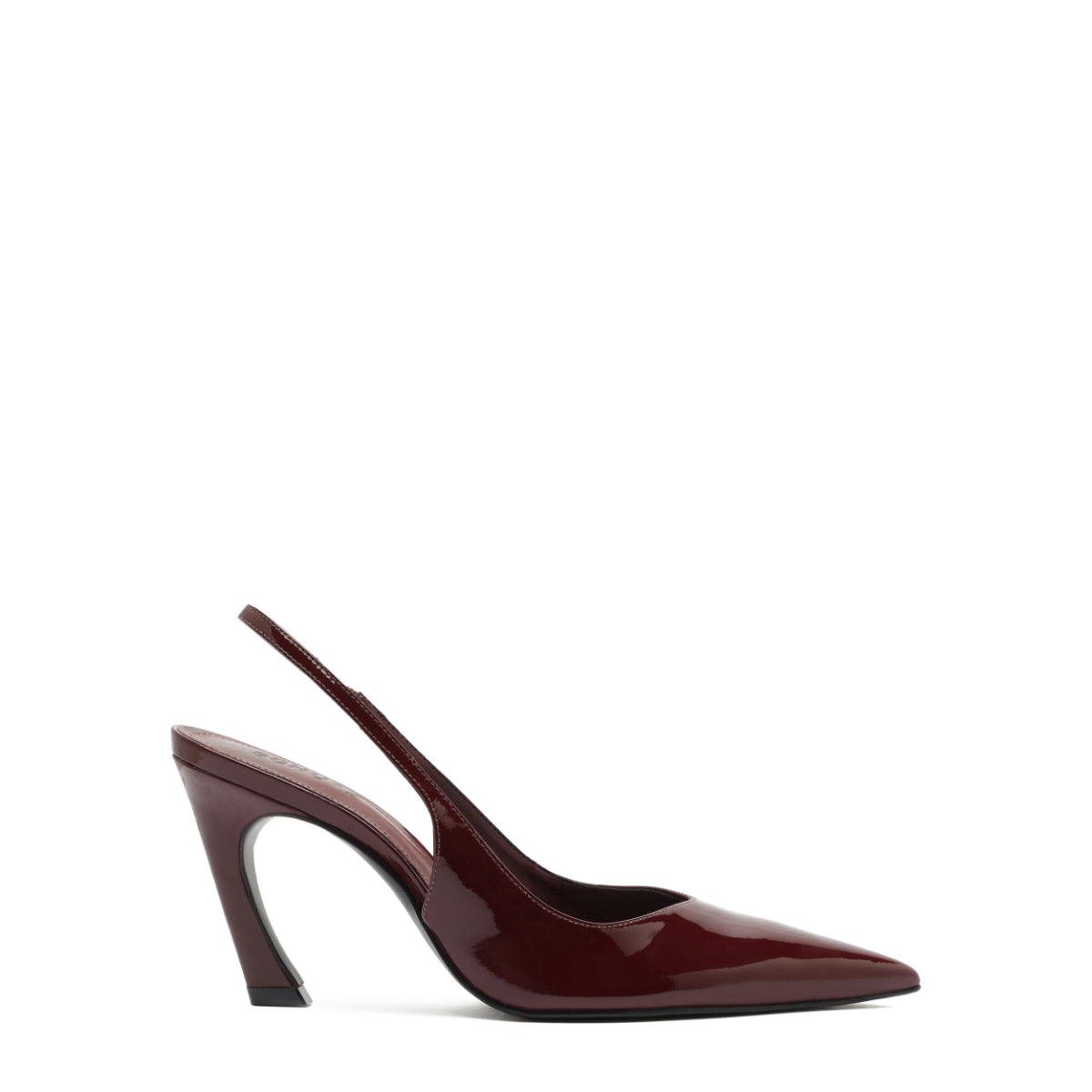 Lexi Sling Patent Pump in Vino