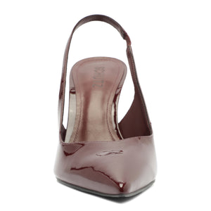 Lexi Sling Patent Pump in Vino