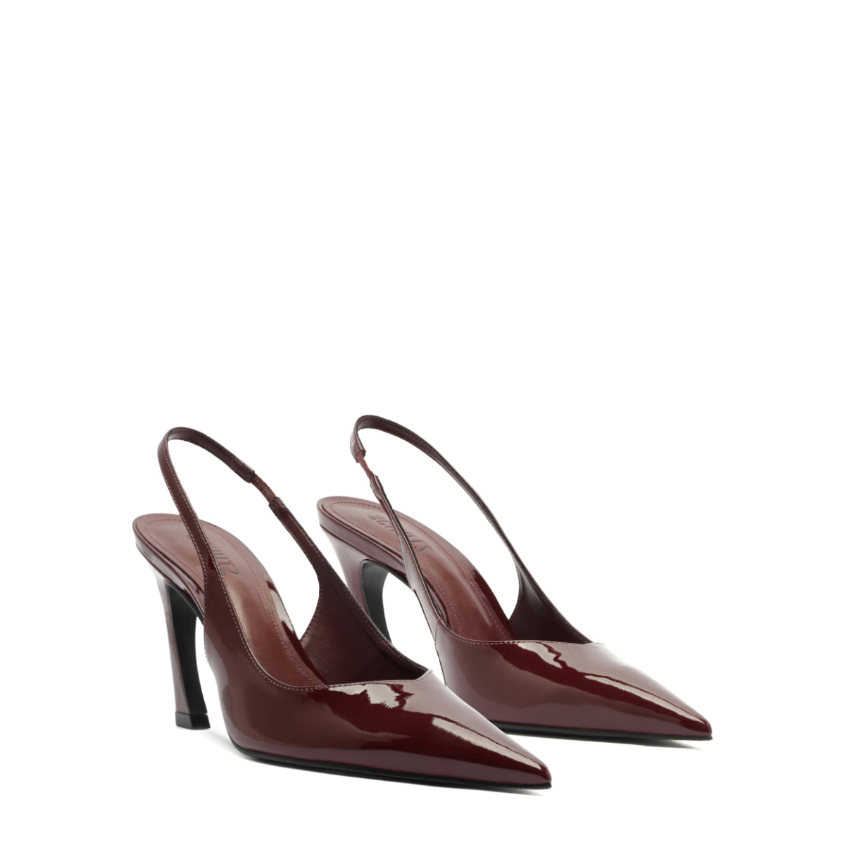 Lexi Sling Patent Pump in Vino