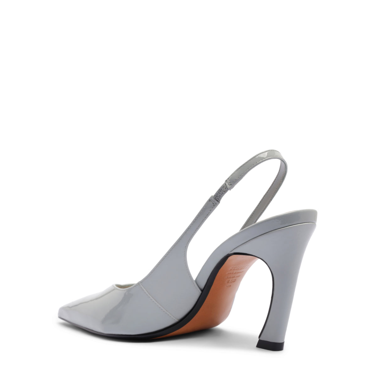 Lexi Mid Patent Pump in Light Azure