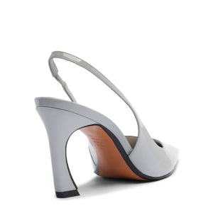 Lexi Mid Patent Pump in Light Azure