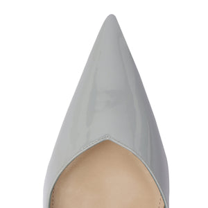 Lexi Mid Patent Pump in Light Azure