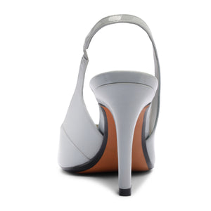 Lexi Mid Patent Pump in Light Azure