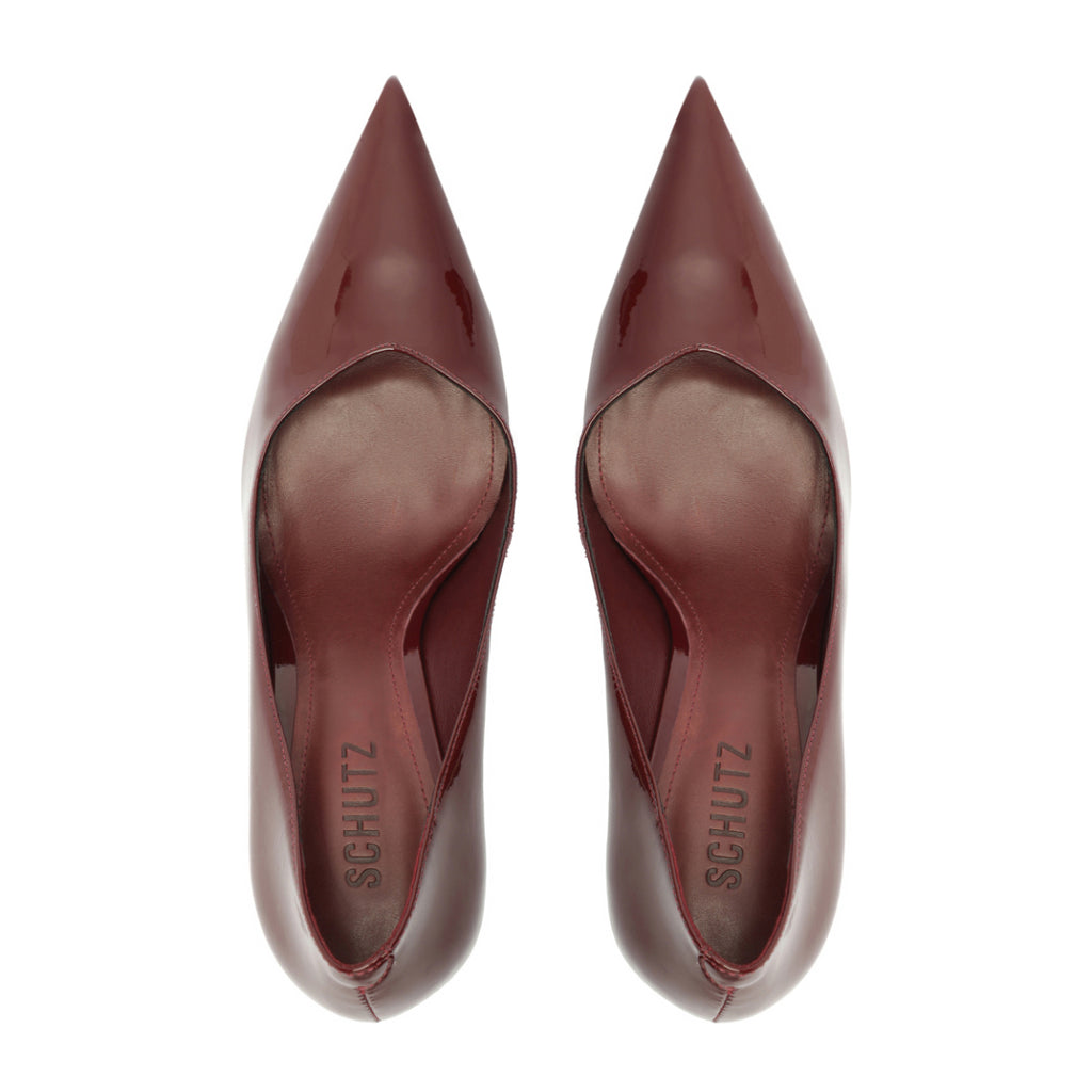 Lexi Lo Patent Pump in Vino