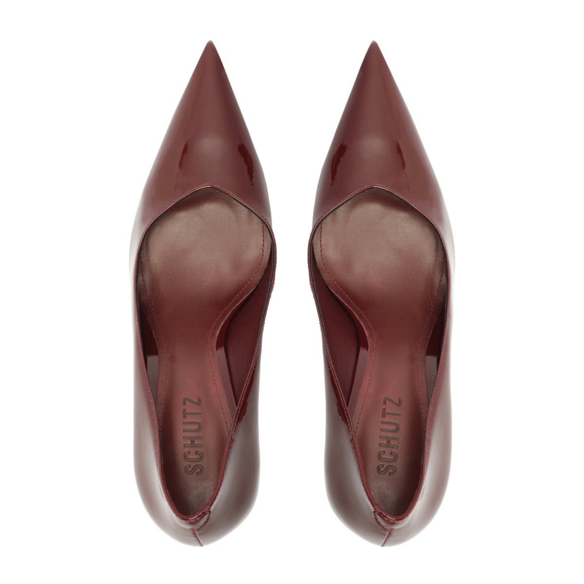 Lexi Lo Patent Pump in Vino