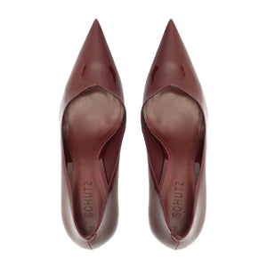 Lexi Lo Patent Pump in Vino