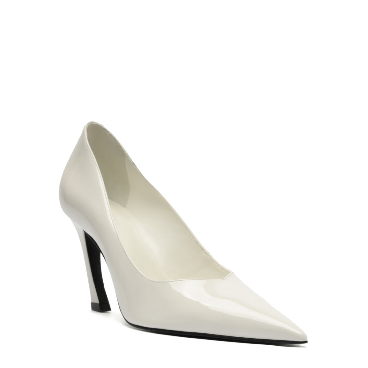 Lexi Lo Patent Pump in White