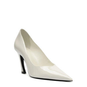 Lexi Lo Patent Pump in White