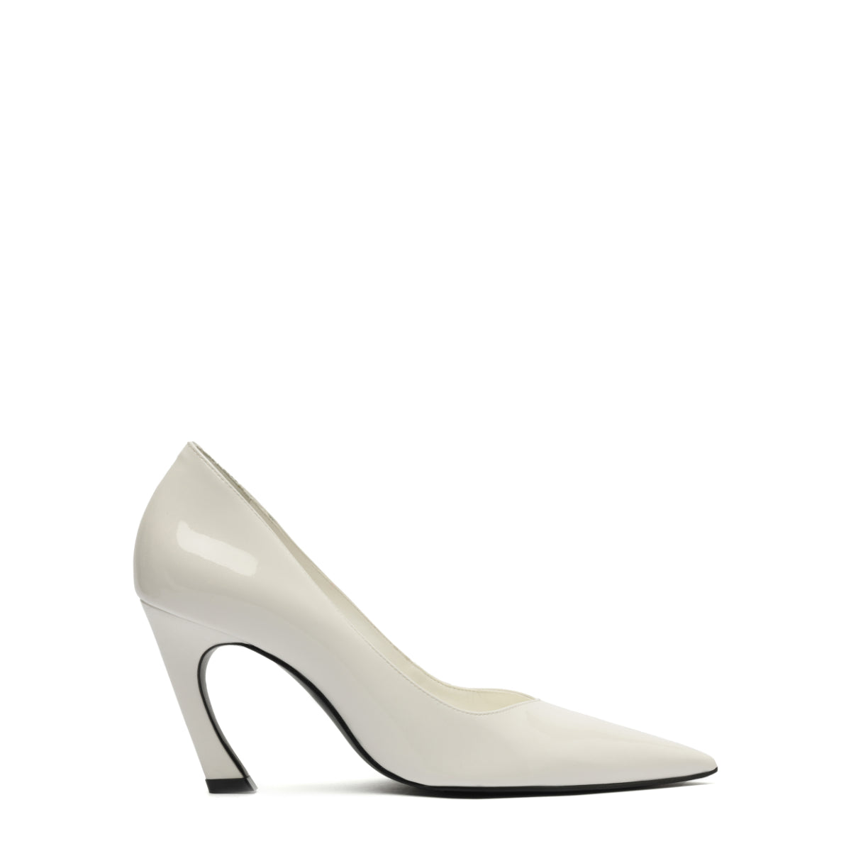 Lexi Lo Patent Pump in White