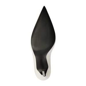 Lexi Lo Patent Pump in White