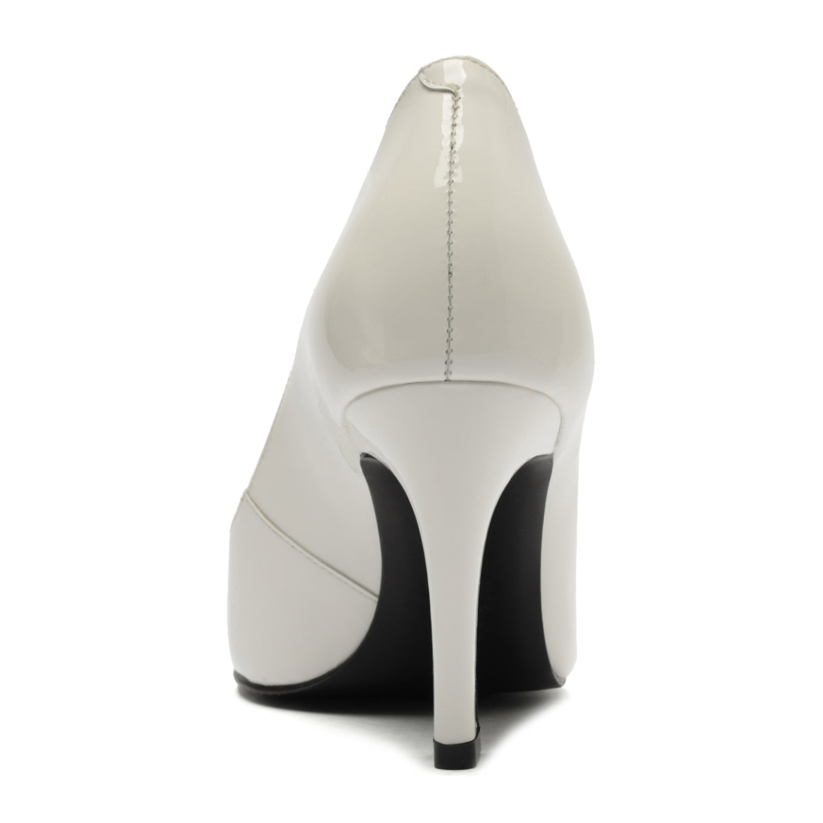 Lexi Lo Patent Pump in White