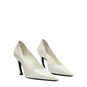 Lexi Lo Patent Pump in White