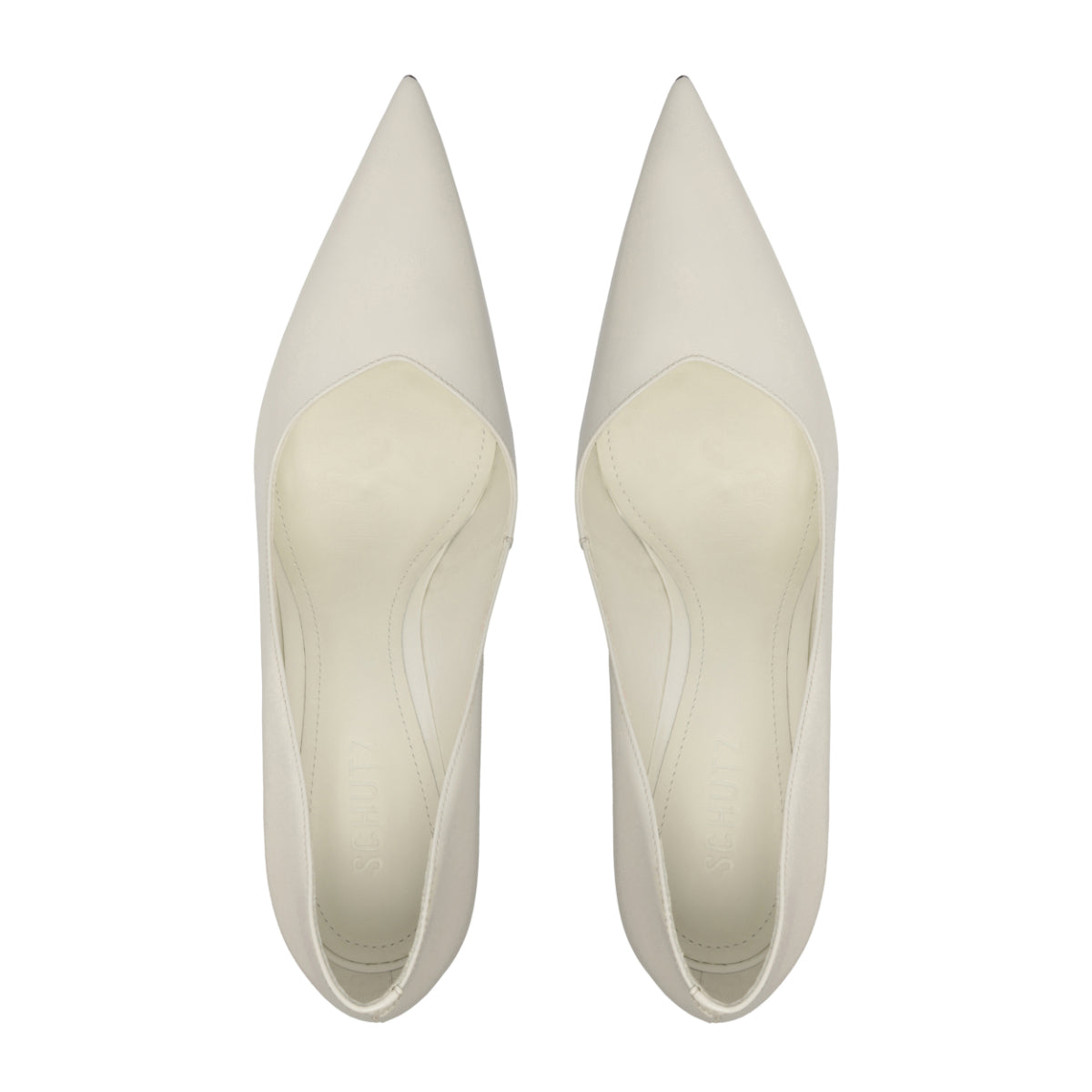Lexi Lo Patent Pump in White