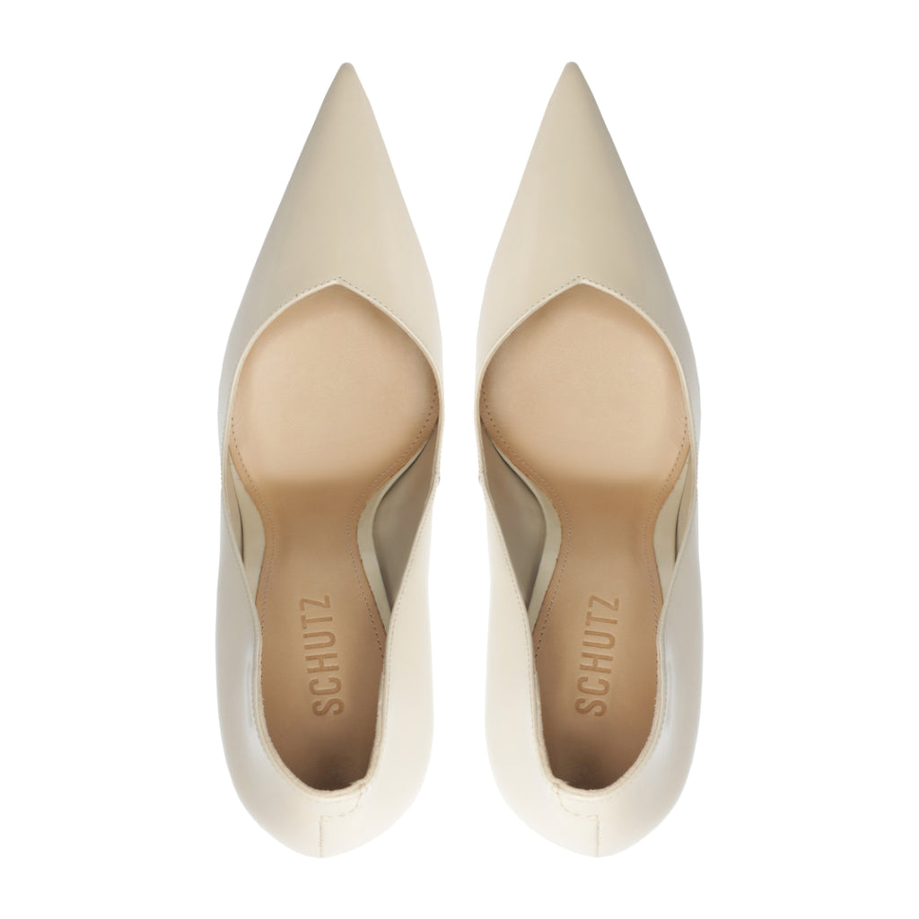 Lexi Patent Pump in Sugar White