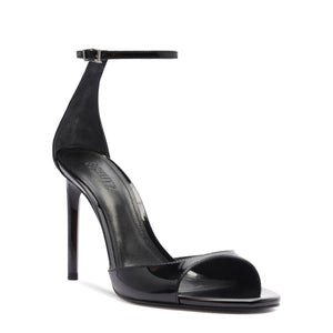 Scarlett Patent Leather Sandal in Black