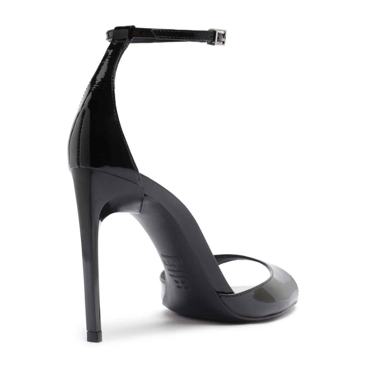 Scarlett Patent Leather Sandal in Black