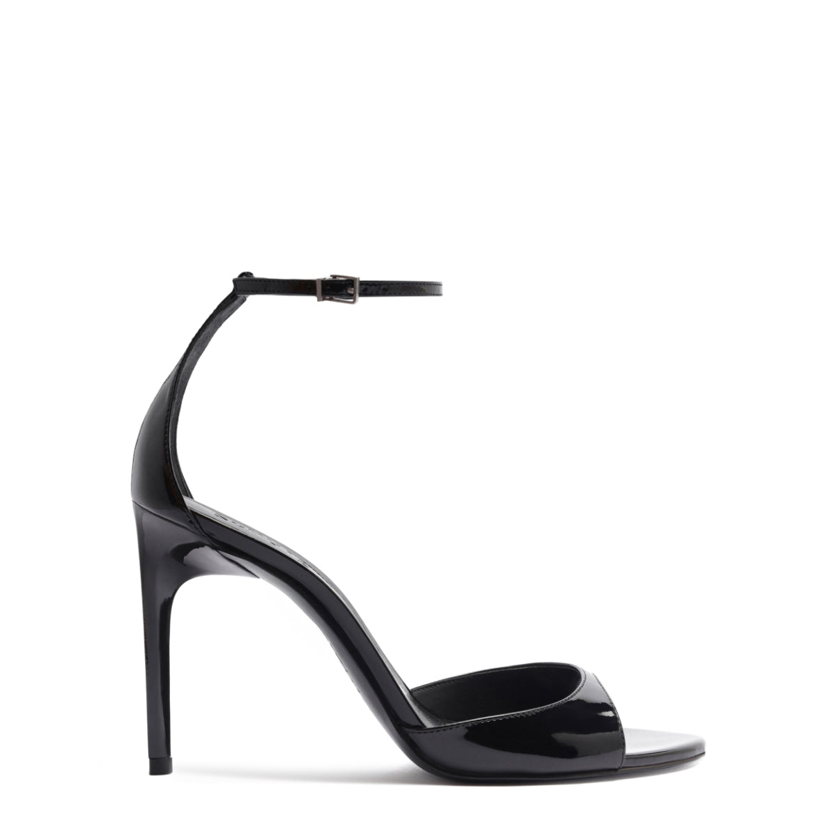 Scarlett Patent Leather Sandal in Black
