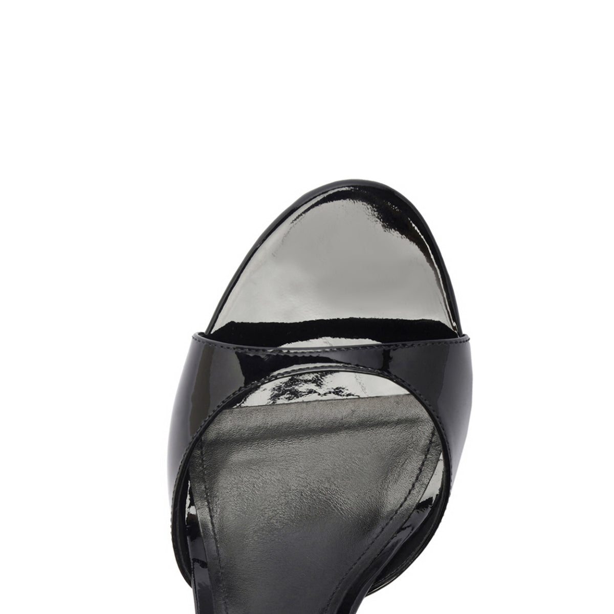 Scarlett Patent Leather Sandal in Black
