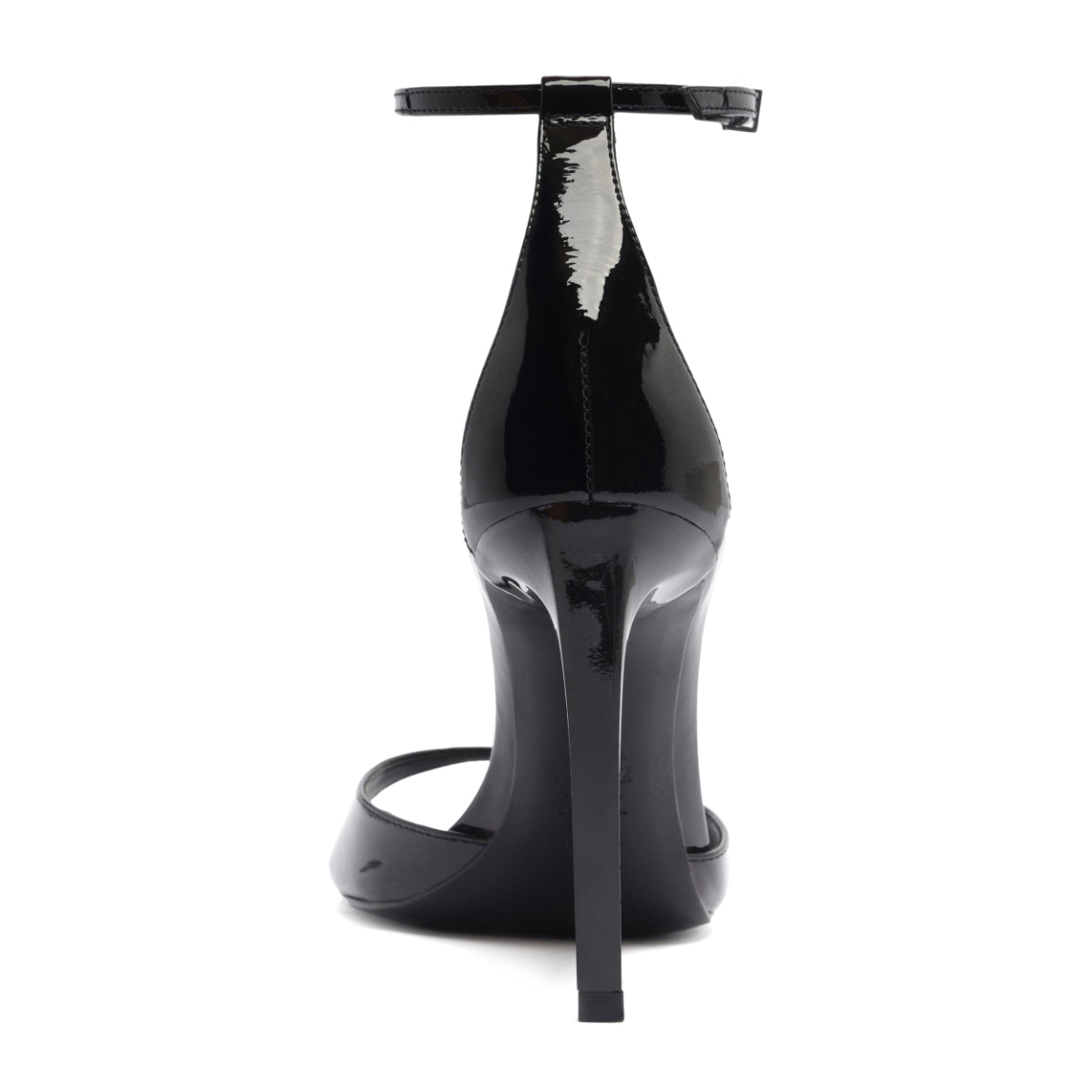 Scarlett Patent Leather Sandal in Black