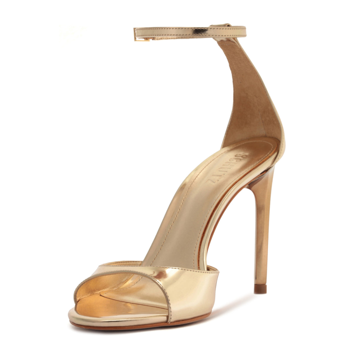 Scarlett Metallic Sandal in Platina