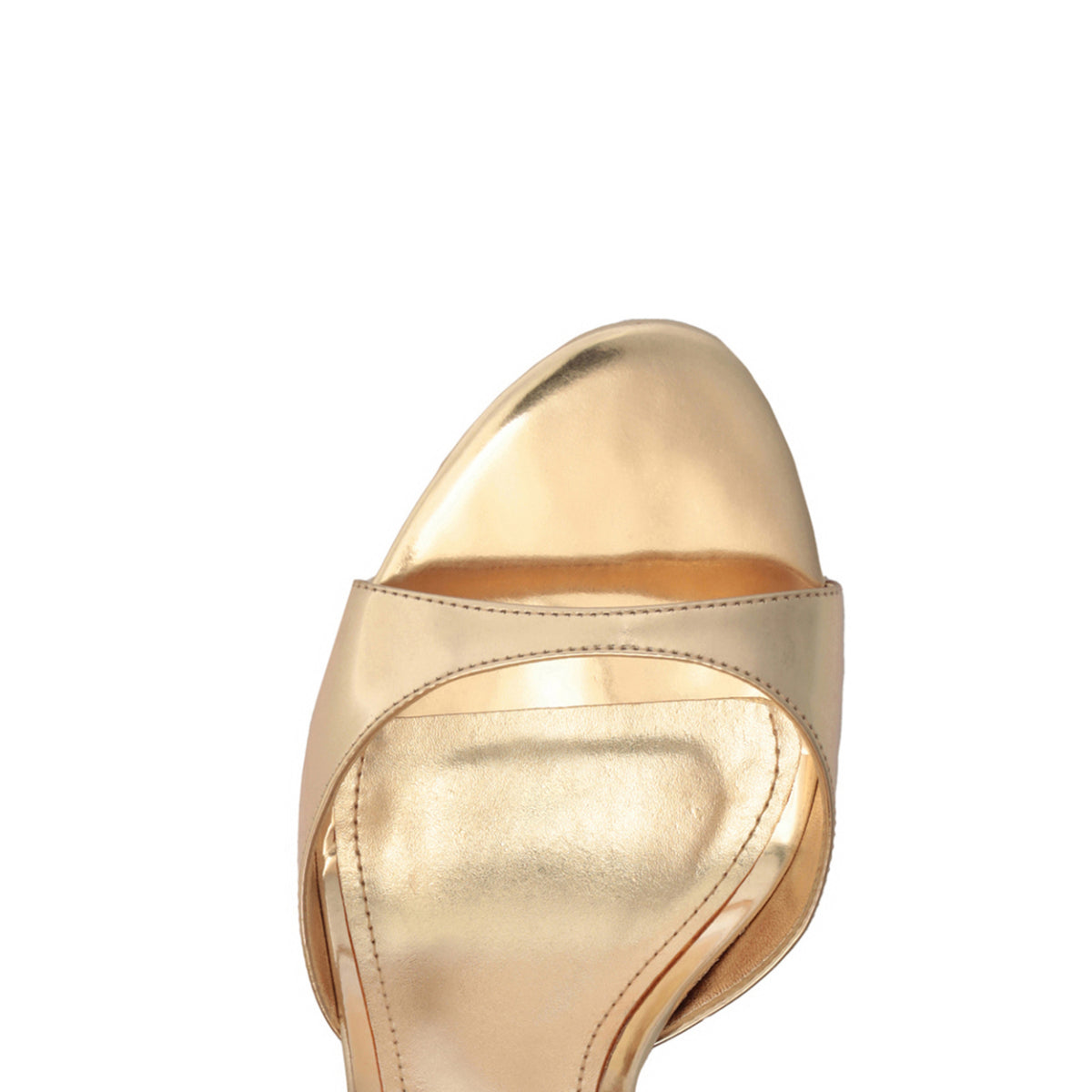 Scarlett Metallic Sandal in Platina