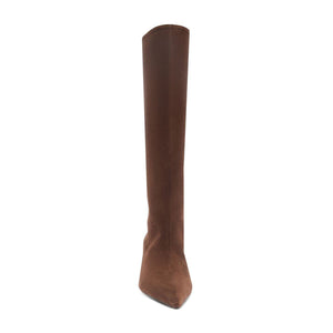 Lexi Mid Suede Boot in Root Brown