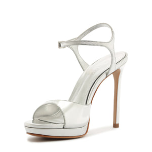 Scarlett Platform Metallic Sandal in Silver