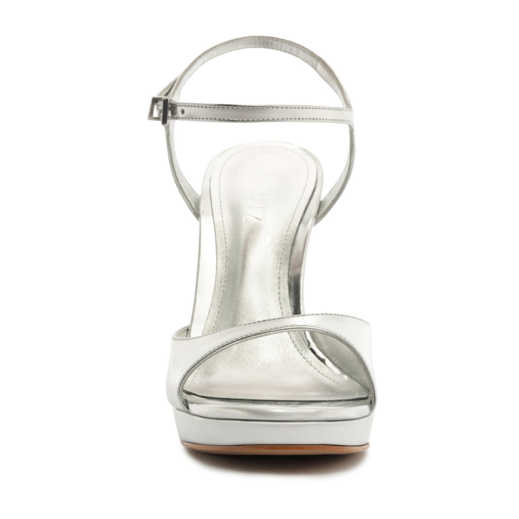 Scarlett Platform Metallic Sandal in Silver