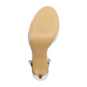 Scarlett Platform Metallic Sandal in Silver