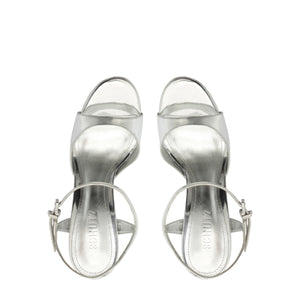 Scarlett Platform Metallic Sandal in Silver