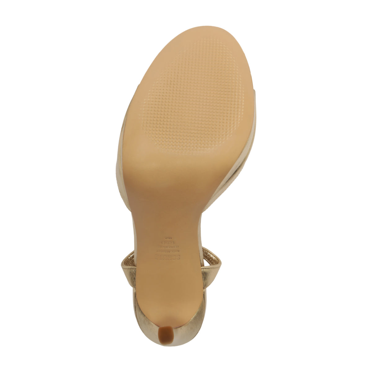 Scarlett Platform Metallic Sandal in Platinum