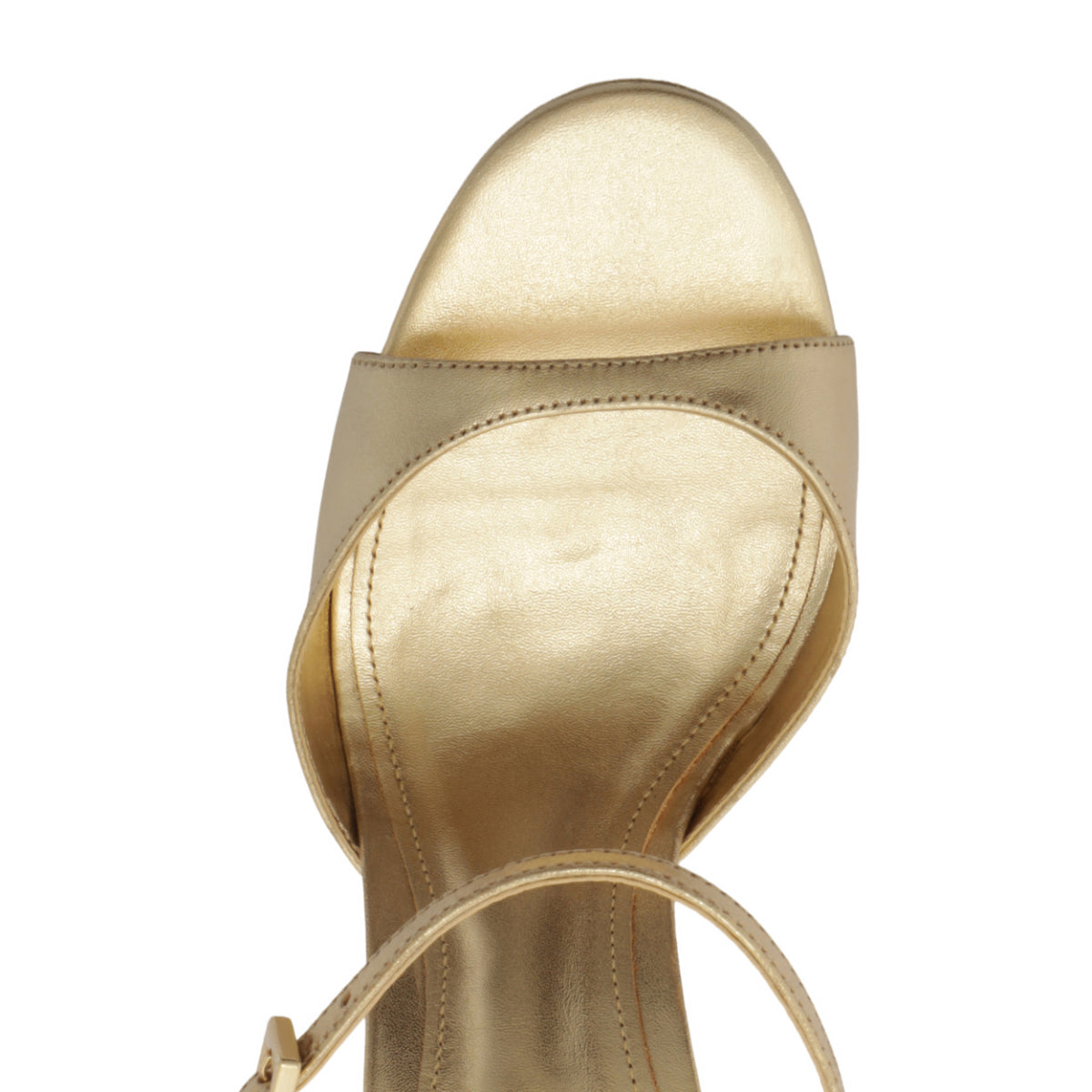 Scarlett Platform Metallic Sandal in Platinum