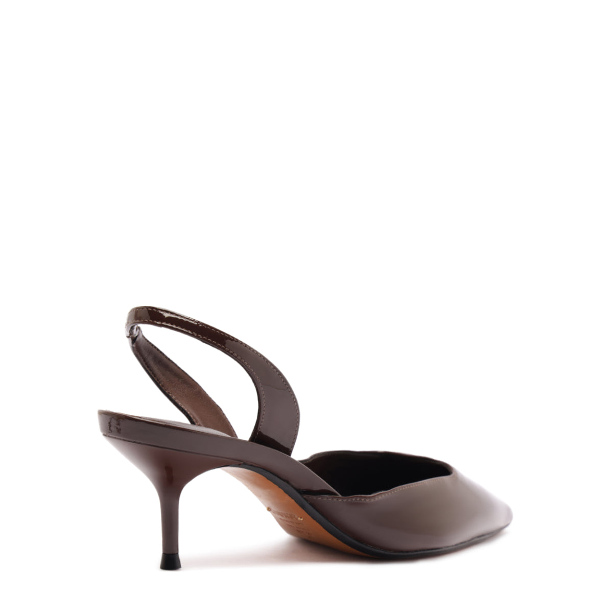 Paola Mid Patent Pump in Root Brown