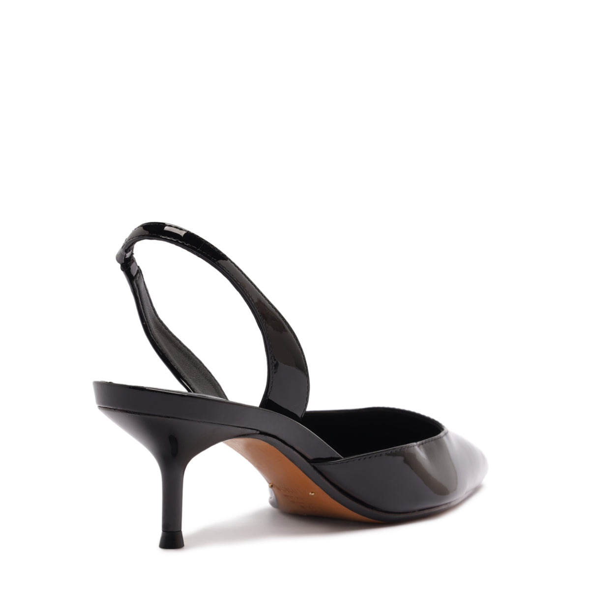 Paola Mid Patent Pump in Black