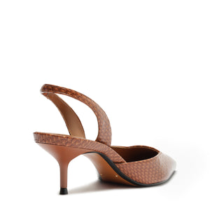 Paola Mid Sandal in Miele