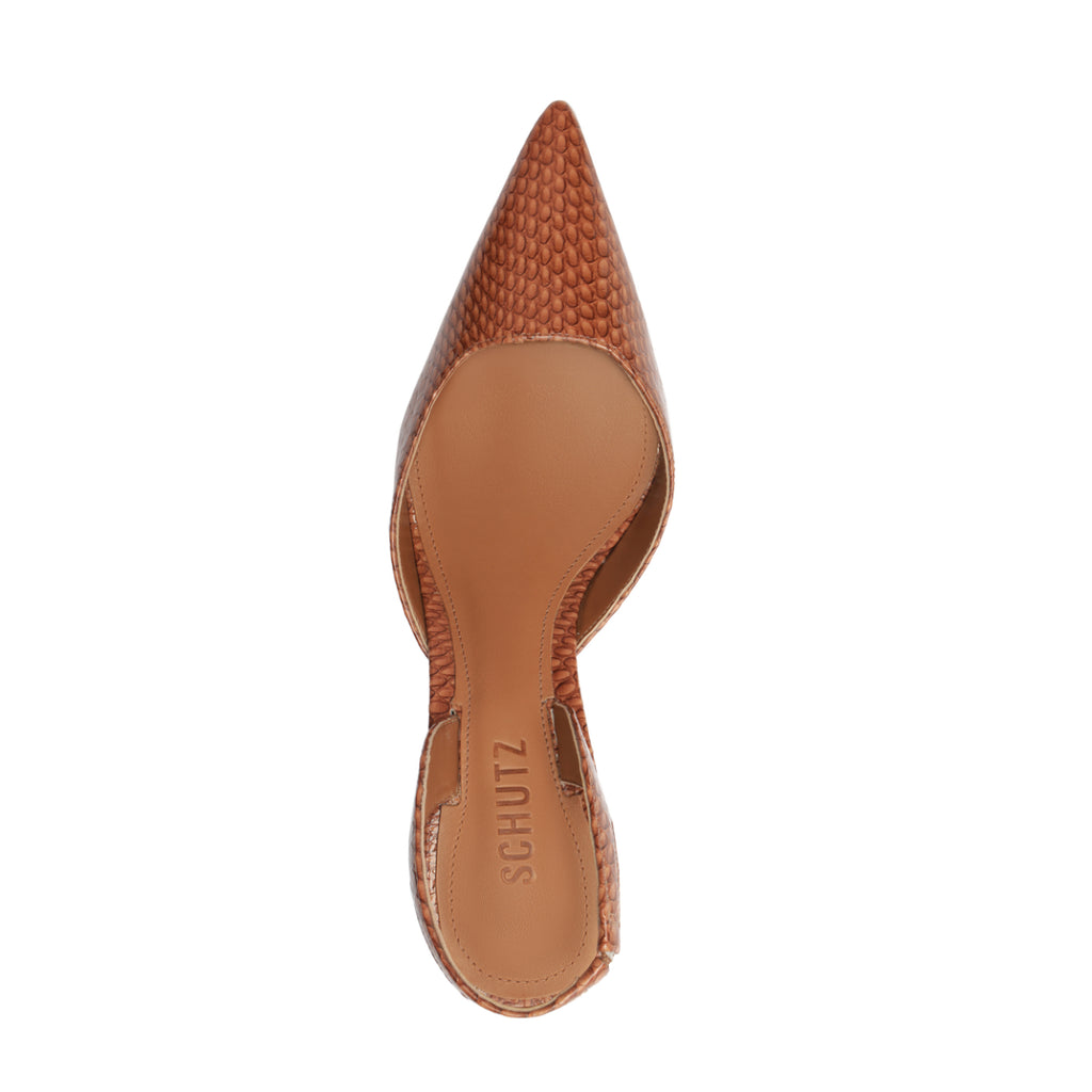Paola Mid Sandal in Miele