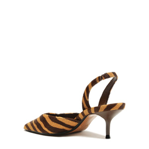 Paola Mid Sandal in Natural