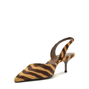 Paola Mid Sandal in Natural