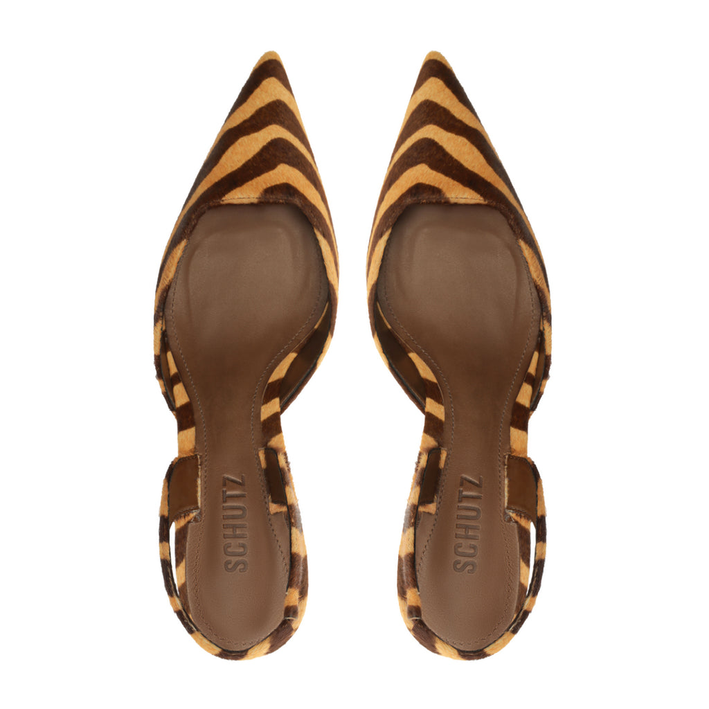 Paola Mid Sandal in Natural