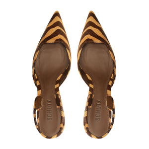 Paola Mid Sandal in Natural