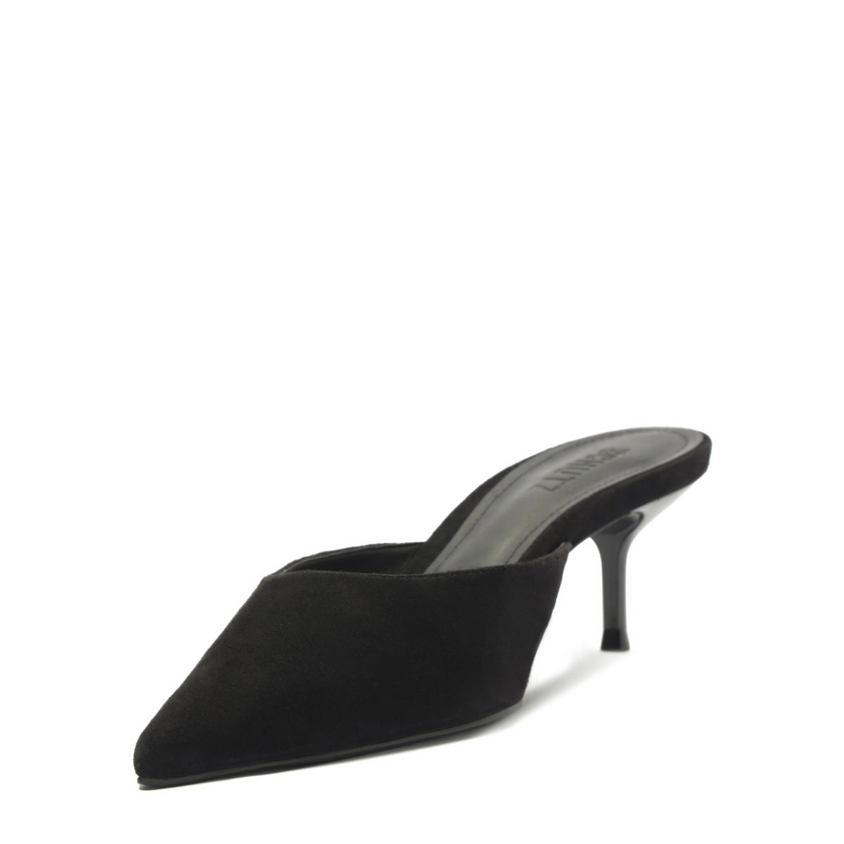 Julie Suede Pump in Black