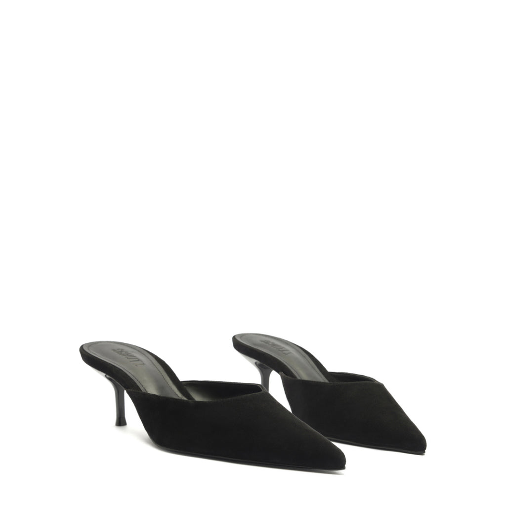 Julie Suede Pump in Black