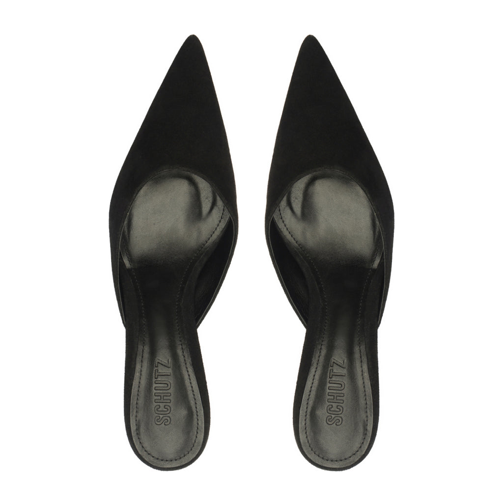 Julie Suede Pump in Black