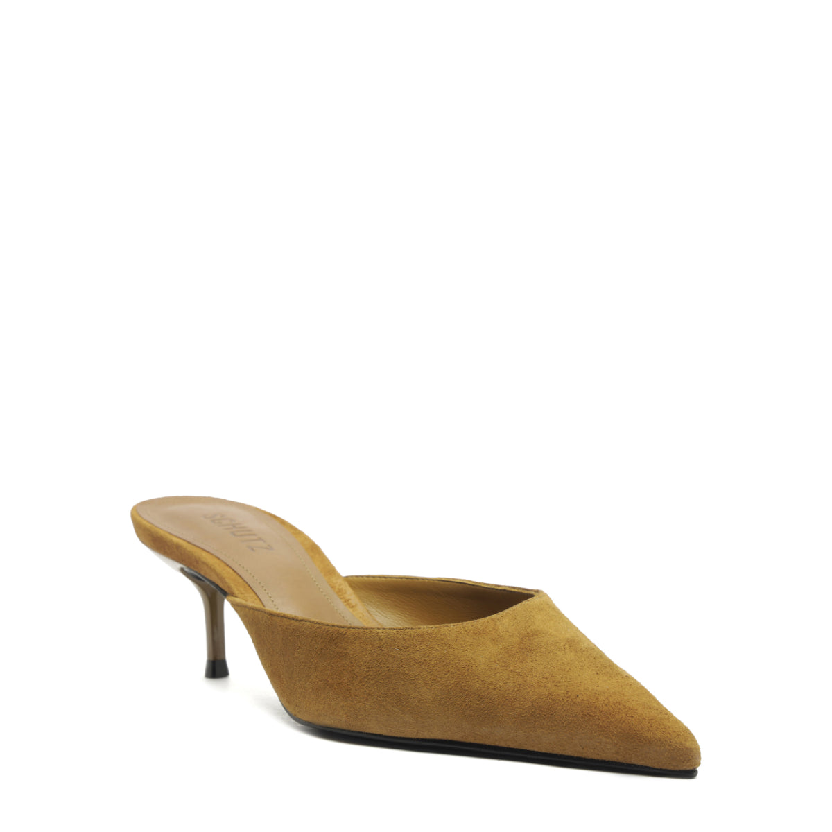 Julie Suede Pump in Dried Pistachio