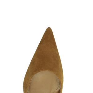 Julie Suede Pump in Dried Pistachio