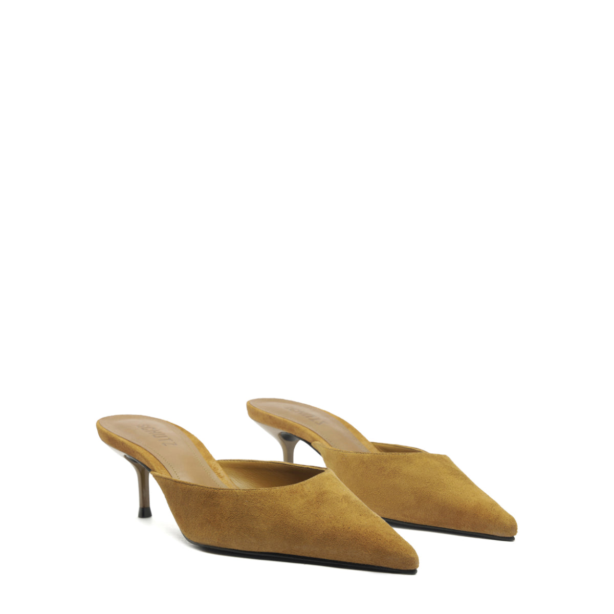 Julie Suede Pump in Dried Pistachio